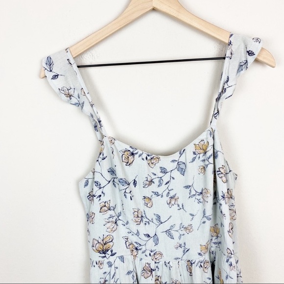 Kimchi Blue Petunia Gauze Flutter Sleeve Romper M - Picture 5 of 6